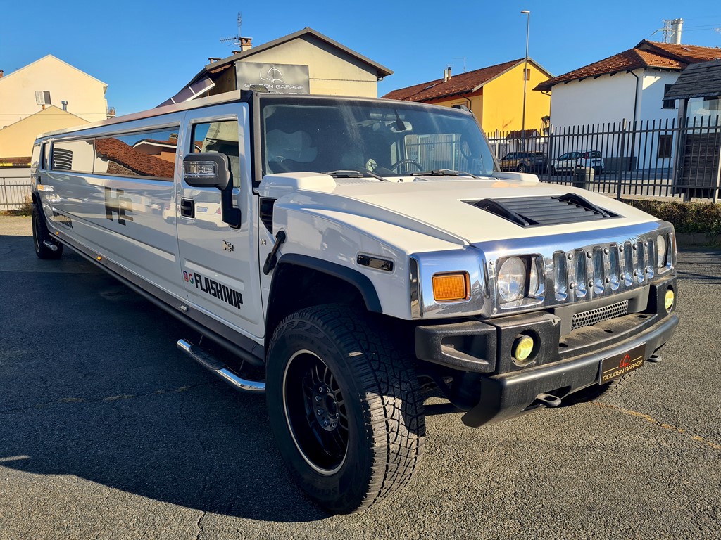 Hummer H2 Limousine 9 posti bianco pastello - auto usato